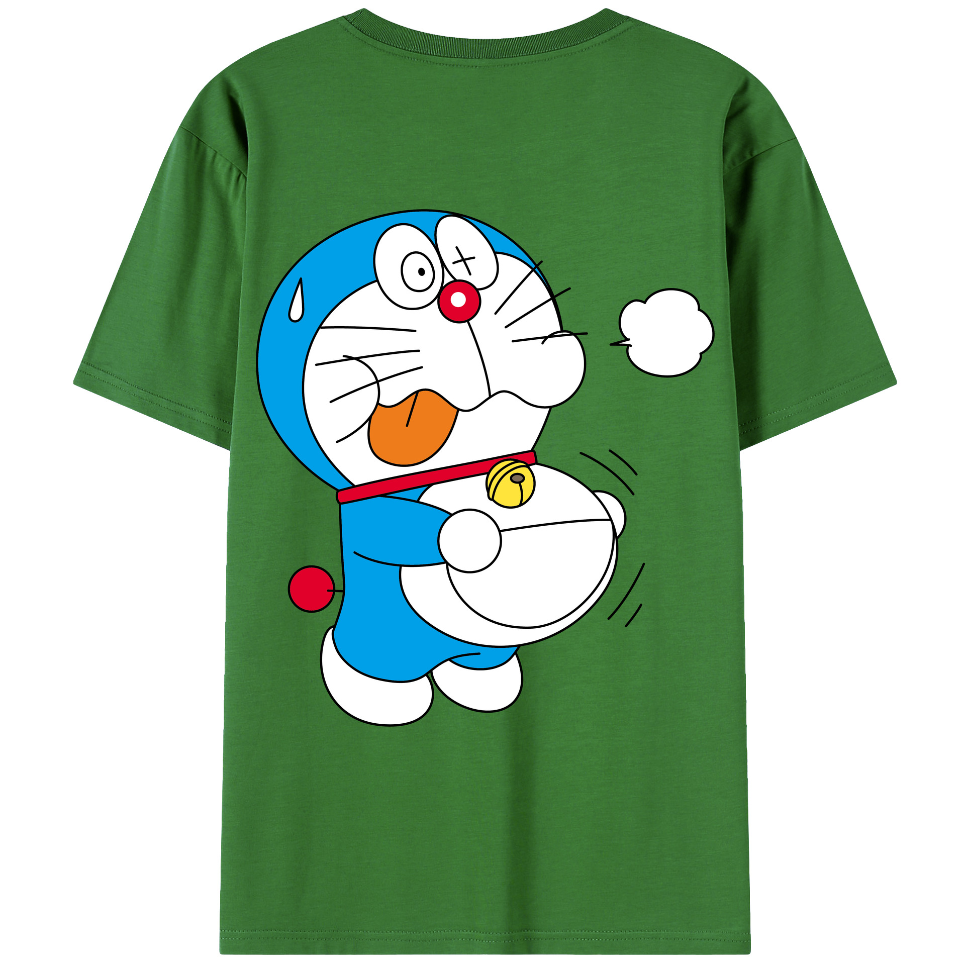 （画像用） ドラえもん Doraemon レディース半袖Tシャツ(バックプリント)